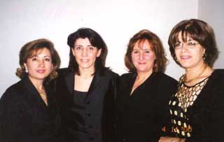 (L to R) Hinazint Esendr, Nivart Arslan, Zabel Pashalian, Sylva Asadourian