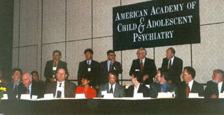 Dr. Maruke Yeghiyan (standing center back row) introduced at Opening Plenary Session