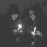 Native Armenians light candles symbolic of the light of Christianity spread by St. Gregory the Illuminator in the 4th century AD.